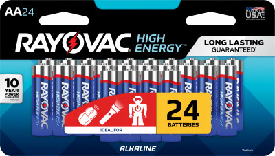 SPECTRUM GROUP 815-24LTK ALKALINE BATTERIES, AA, 24-PK.