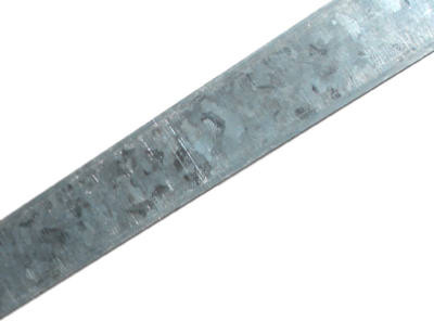 STEELWORKS BOLTMASTER 11089 FLAT STEEL BAR, ZINC PLATED, 12 GAUGE, 1