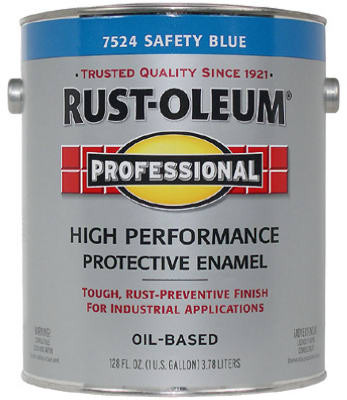 RUST-OLEUM 7524-402 PROFESSIONAL ENAMEL PAINT, SAFETY BLUE G