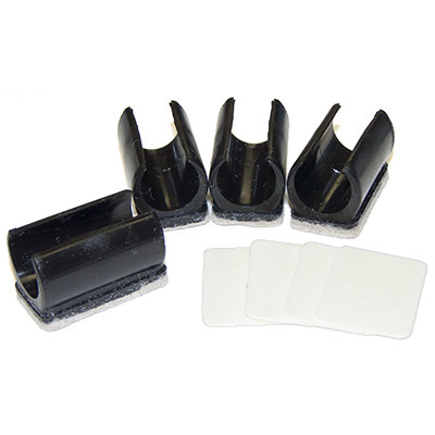 RICHELIEU HARDWARE 63349TV FURNITURE GLIDES, SNAP-ON, TAN FELT WITH