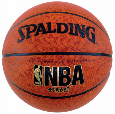 SPALDING SPORTS DIV RUSSELL 63-249 FULL-SIZE RUBBER NBA STREET BASKETBALL