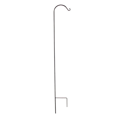 PANACEA 89440GT SHEPHERD'S HOOK, SINGLE, BLACK STEEL, 84