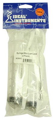 NEOGEN 9268 LIVESTOCK SYRINGE, DISPOSABLE, 60 CC, 2-