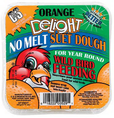 C&S PRODUCTS COMPANY IN 12529 SUET DOUGH CAKE, ORANGE DELIGHT, 11.75-O