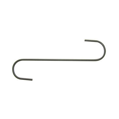 PANACEA 89014DGT GARDEN "S" HOOK, BLACK, 12-IN., 2-PK.