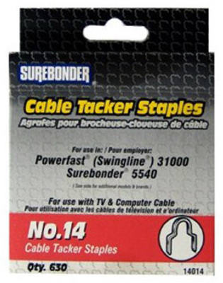 FPC CORPORATION 14014 ROUND CABLE TACK, #14, 1/4-IN.