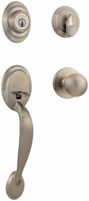 KWIKSET CORPORATION 687DAXP 15 SMT CP SATIN NICKEL DAKOTA ENTRY HANDLESET