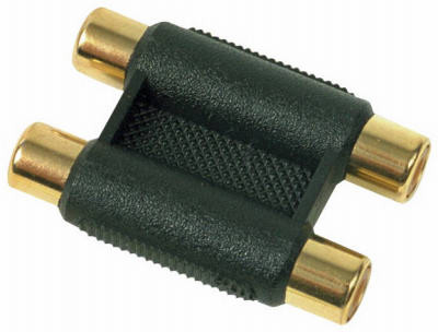 AUDIOVOX AH210R IN LINE COUPLER, GOLD-PLATED