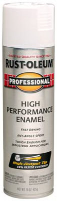 RUST-OLEUM 7592-838 FAST DRY PROFESSIONAL SPRAY ENAMEL, WHIT