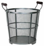 PANACEA 15704 PRAIRIE ANTIQUE IRON ROUND LOG BIN