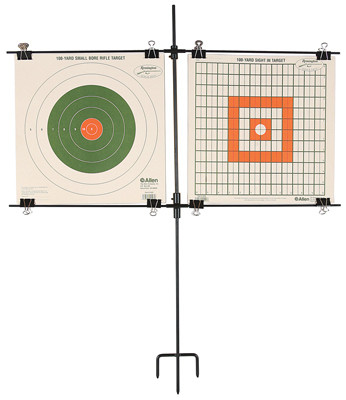 ALLEN COMPANY 15295 PAPER TARGET RACK, 8-CLIPS