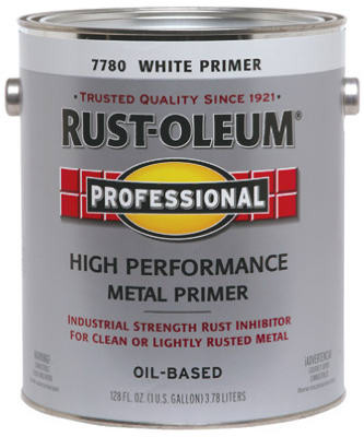RUST-OLEUM 7780-402 PROFESSIONAL PRIMER ENAMEL PAINT, WHITE,