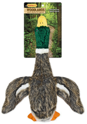 WESTMINSTER PET PRODUCTS 16266 DOG TOY, PLUSH MALLARD DUCK, LARGE