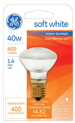 GENERAL ELECTRIC 25777 BULB SPOTLIGHT R14 E17 SW 40W