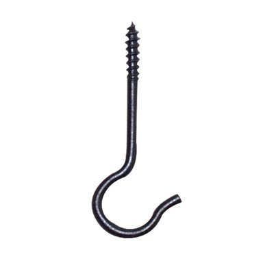 PANACEA 86201GT CEILING PLANT HOOK, BLACK, 2.6 X .7-IN.,