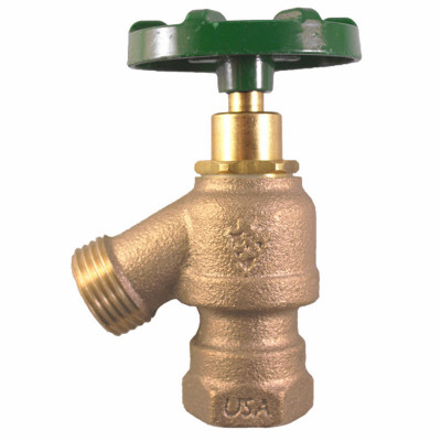 ARROWHEAD BRASS 925LF GARDEN VALVE, LEAD-FREE, 1/2 & 3/4-IN. F