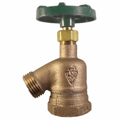 ARROWHEAD BRASS 930LF GARDEN VALVE, LEAD-FREE, 1 IN. FPT X 3/4