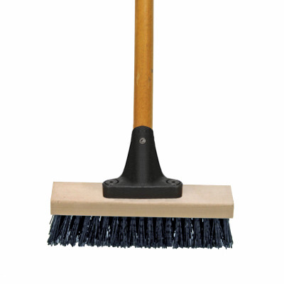 AMES TRUE TEMPER 918AF DECK SCRUB BRUSH, STIFF SYNTHETIC BRISTL