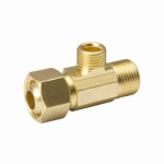 B&K 993-015NL BRASS SUPPLY STOP EXTENDER TEE, 3/8-IN. 