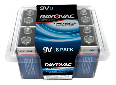 SPECTRUM GROUP A1604-8PPK 8-PACK 9V MAXIMUM ALKALINE PRO PACK BATT