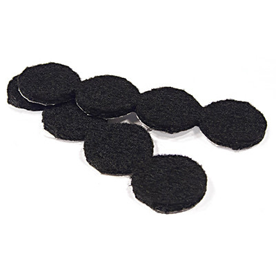 RICHELIEU HARDWARE 93625TV FELT PADS, SELF-ADHESIVE, BLACK, 1-IN., 
