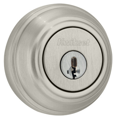 KWIKSET CORPORATION 985 15 SMT CP K4 V1 SIGNATURE SATIN NICKEL DOUBLE CYLINDER D