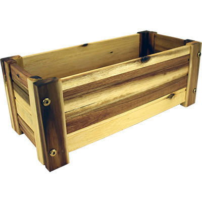 AVERA HOME GOODS LLC AWP413160 RECTANGLE WOOD PLANTER, 16 X 7-IN.