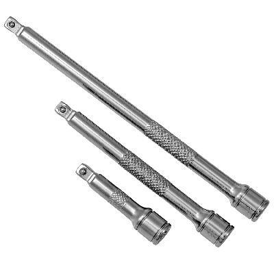 APEX TOOL GROUP 38038 WOBBLE EXTENSION SET, 1/4-IN. DRIVE, 3-P