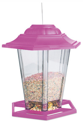 WOODLINK 23951 MIXED SEED LANTERN BIRD FEEDER, ASSORTED