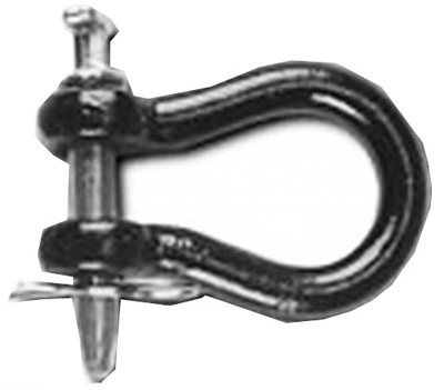 DOUBLE HH MFG 24016 STRAIGHT CLEVIS, BLACK, 7/8 X 4-1/4-IN.