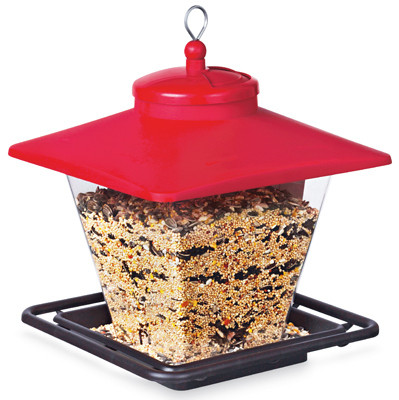 WOODLINK 23955 HOPPER CAFE BIRD FEEDER, 7-LB.