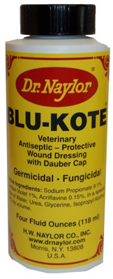 H W NAYLOR BKD BLU-KOTE ANIMAL ANTISEPTIC, 4-OZ. PUMP