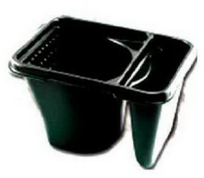 NOVELTY MFG CO 35060 ELLA WATER-MINDER PLANTER, PLASTIC, GRAY