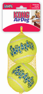 KONG AST1 AIR DOG TENNIS BALLS DOG TOY, LARGE
