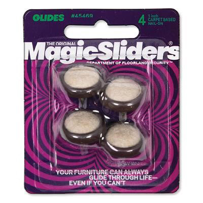 MAGIC SLIDERS 45469 MAGIC SLIDERS 1 IN. ROUND NAIL ON FURNIT
