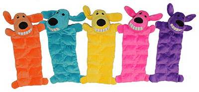 MULTIPET INTERNATIONAL 47914 LOOFA SQUEAKER MAT DOG TOY, 12-IN.