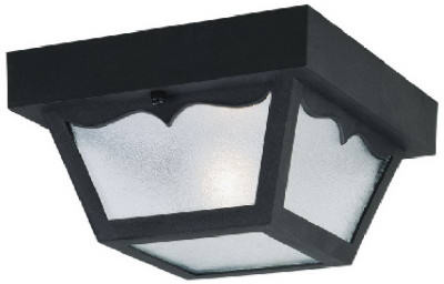 WESTINGHOUSE LIGHTING 66822 60-WATT SINGLE-BULB BLACK PORCH LIGHT