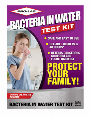 PROFESSIONAL LAB INC BA110 PROFESSIONAL BACTERIA AND WATER TEST KIT