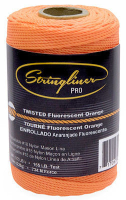 U.S. TAPE 35406 CONSTRUCTION LINE, FLUORESCENT ORANGE, 1