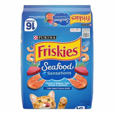AMERICAN DISTRIBUTION & MFG CO 57577 CAT FOOD, SEAFOOD SENSATIONS, 16-LB. BAG