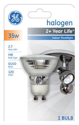 GENERAL ELECTRIC 84901 35-WATT QUARTZ HALOGEN FLOOD LIGHT BULB