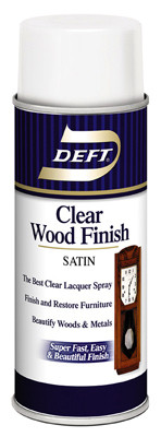 DEFT INC DFT017S/54 SATIN WOOD FINISH, CLEAR, 12.25-OZ. AERO