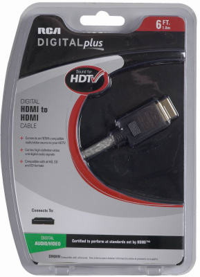 AUDIOVOX DH6HHE 6-FT. HDMI-HDMI CABLE