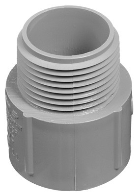 ABB INSTALLATION PRODUCTS E943HR-CTN PVC TERMINAL ADAPTER, 1-1/2-IN.