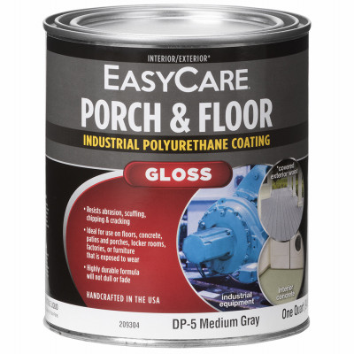 TRUE VALUE MFG COMPANY DP5-QT PORCH & FLOOR GLOSS POLYURETHANE ENAMEL,