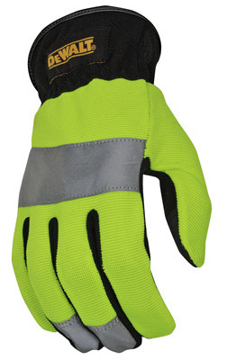 RADIANS DPG870XL HI-VISIBILITY WORK GLOVE, SYNTHETIC LEAT