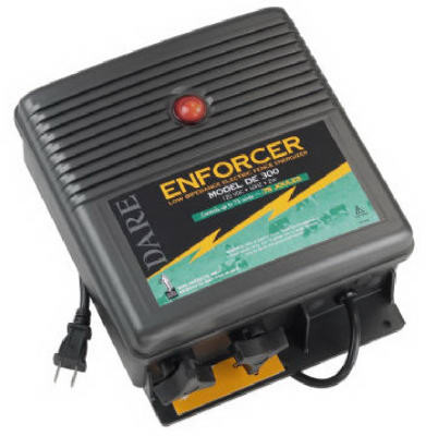 DARE PRODUCTS DE 300 ELECTRIC FENCE CHARGER, 75-ACRE, LOW IMP