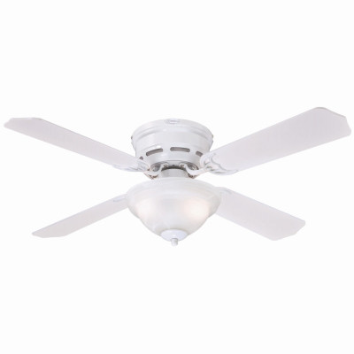 WESTINGHOUSE LIGHTING 72273 HADLEY CEILING FAN + LIGHT KIT, WHITE, 4