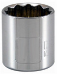APEX TOOL GROUP 107383 METRIC SOCKET, 12-POINT, 3/8-IN. DRIVE, 