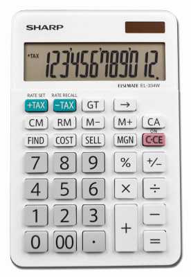 VICTOR TECHNOLOGIES EL-334WB LARGE DESKTOP CALCULATOR